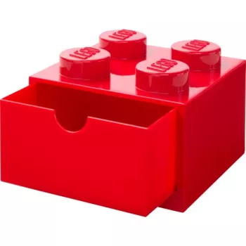LEGO rakstāmgalda atvilktne 4, Uzglabāšanas kaste Sarkana, kniedes