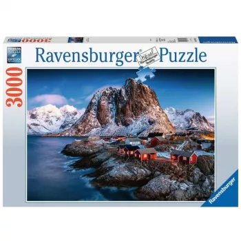 Puzle Ravensburger Lofoten Norvēģija 3000 gab. Ainava
