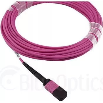 BlueOptics X66205-2-BO InfiniBand optiskās šķiedras kabelis 2 m MPO 4x LC violets