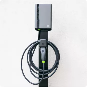 Green Cell GC EVGC021B2275 sienas lādētājs 3.6-22 kW 7.5 m NFC pelēks alumīnijs