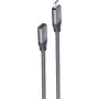 USB kabelis ShiverPeaks Basic-S USB 3.2 Gen 2 1m USB C pelēks