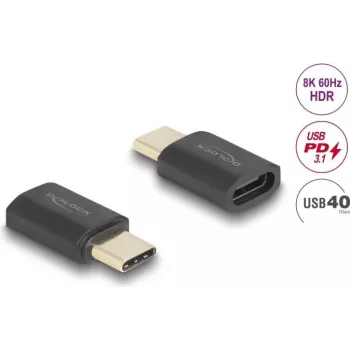 USB-C adapteris DeLOCK 60237 40 Gbps USB Type-C PD 3.1 240 W
