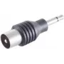ShiverPeaks BS57101 Vadu savienotājs 3.5 mm Melns Nerūsējošais tērauds Vīrietis/Sieviete