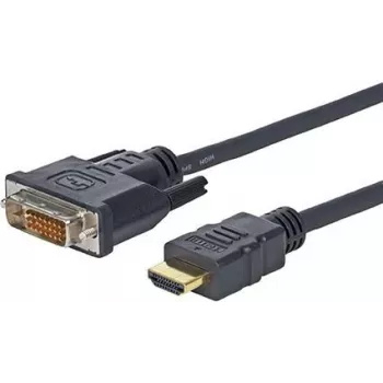 Vivolink PROHDMIDVI2 video kabeļa adapteris 2 m HDMI Type A (Standard) - DVI-D Melns