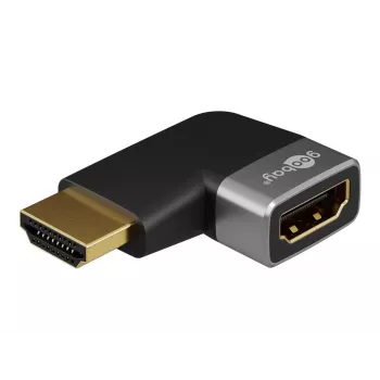 Pro Plus HDMI leņķa adapteris 90° vertikāls melns