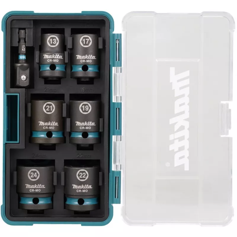 Makita E-16592 triecienuzgriežņu atslēgu komplekts Melns, Tirkīzzils