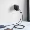 Sienas lādētājs 2xUSB Power Delivery (1xUSB A+1xUSB C) 5.4A 30W Dynamic Detect PA-D1