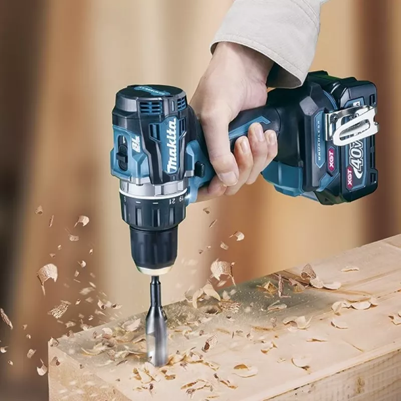 Makita DF002GZ bezvadu urbjmašīna/griezējs, 2 ātrumi, 13 mm atslēgas patrona, 64 N·m, 164 mm, bez akumulatora, 40 V