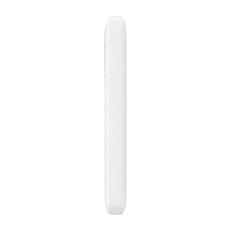 Baseus Airpow Litija polimēra power bank 10000 mAh 20 W Balts