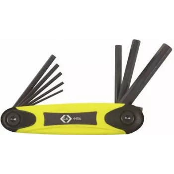 C.K Tools T4406 sešstūra uzgriežņu atslēgu/skrūvgriežu komplekts