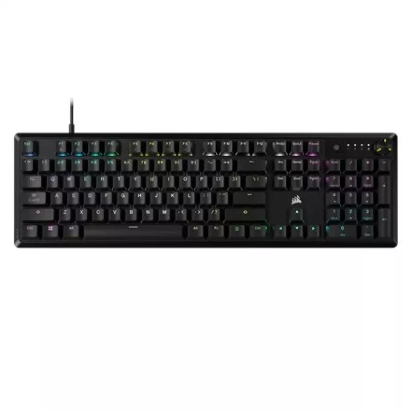 Corsair K70 Core Gaming tastatūra USB melna mehāniska pilnizmēra 104 taustiņi
