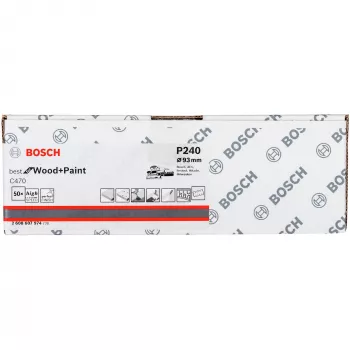 Bosch 2 608 607 974 slīpēšanas palīgmateriāls, 50 gab.