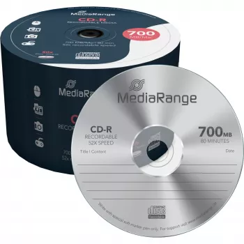 CD-R Disks 700MB 52x 50gab./MR207 Mediarange