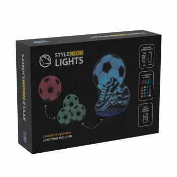 Galda lampa MANTA SNL124RGB RGB 3D gaismas dekorācijas bumbas, krāsu mainošs LED, dekoratīvais apgaismojums