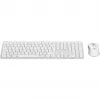 Logitech Signature Slim Combo MK950 - Bezvadu tastatūras un peles komplekts - 100% pilna izmēra - Bezvadu - Bluetooth 5.1 LE - QWERTY - US International - Off-White (920-012491)