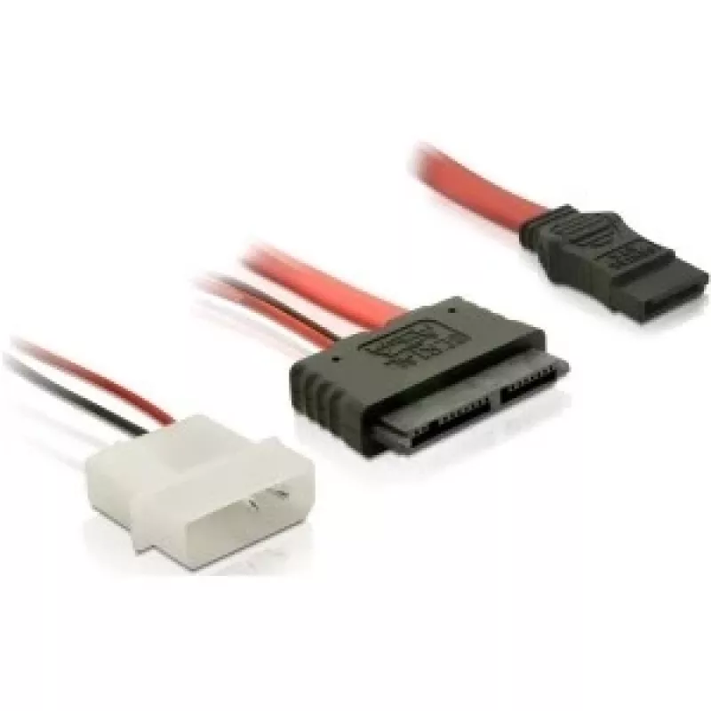 DeLOCK SATA adapteris — SATA 22 kontaktu savienotājs uz 16 kontaktu Micro SATA (61695)