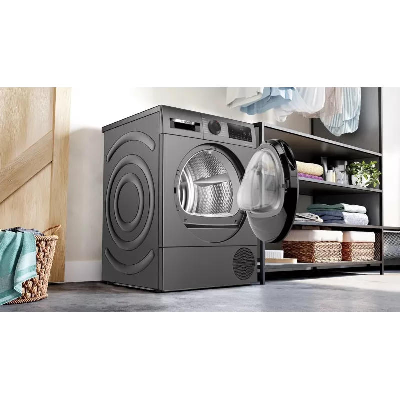 Bosch WQG245DXSN Siltumsūkņa žāvētājs 9 kg