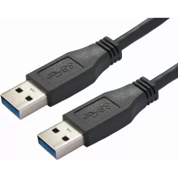 USB kabelis Bachmann 918.176 USB 3.2 Gen 1 1m Melns