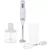 Adler AD 4620 rokas blenderis ar piederumiem, 800 W, 2 ātrumi, smalcinātājs 450 ml, mērtrauks 750 ml, putotājs, balts