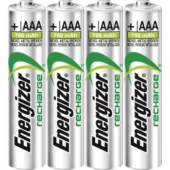 ENERGIZER BATTERY Accu Recharge Power Plus 700 mAh AAA HR3/4 uzlādējamās baterijas, 4 gab.