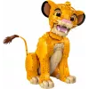 LEGO Disney Jaunais Simba — Karalis Lauva Kolekcionējama Dzīvnieka Figūras Būvēšanas Komplekts Pieaugušajiem