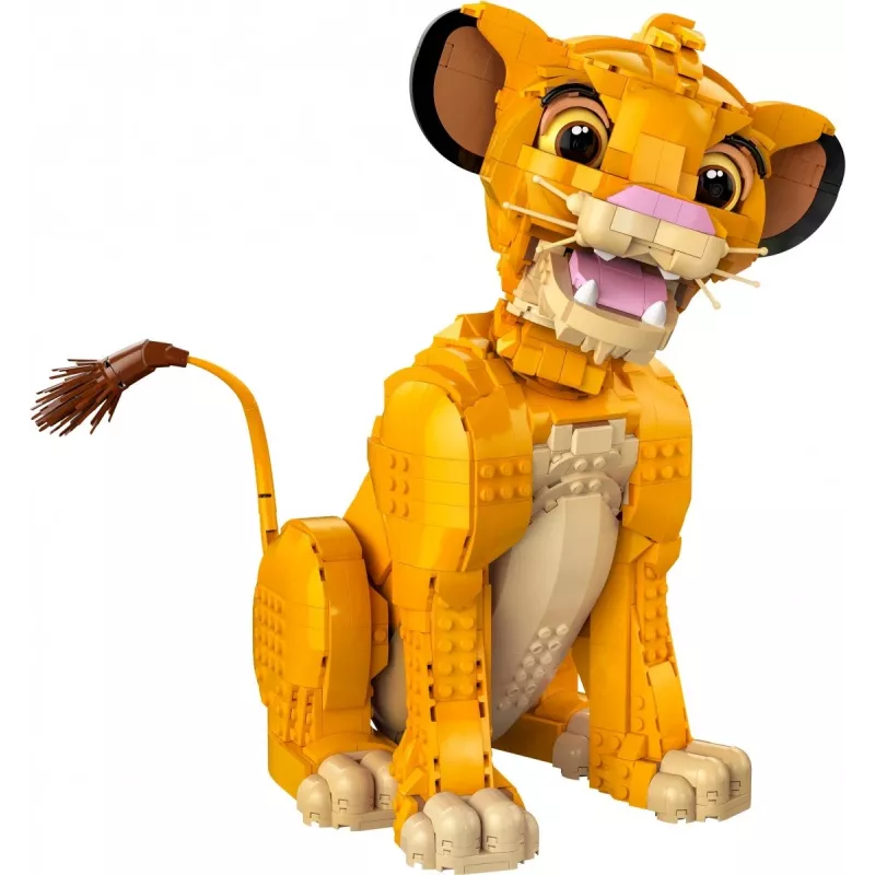 LEGO Disney Jaunais Simba — Karalis Lauva Kolekcionējama Dzīvnieka Figūras Būvēšanas Komplekts Pieaugušajiem