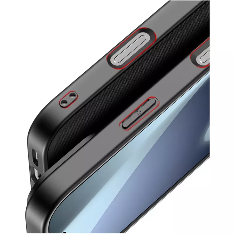 Nevox StyleShell NYLO 2528 apvalks iPhone 17 Pro, melns