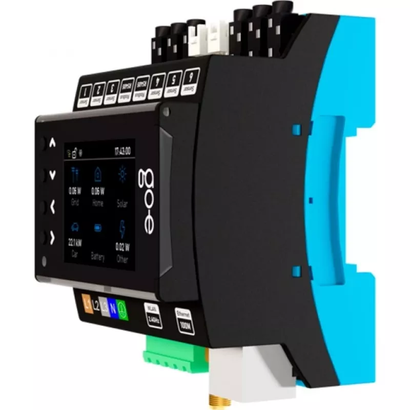 Go-e kontrolieris go-e Charger lādētājiem (Gemini un HOME sērijas), melnā krāsā