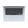 Apple MacBook Air 15, Sky Blue, M4 (10-CPU/10-GPU), 16GB, 512GB, Vācu tastatūra, 35W Dual USB-C lādētājs, MC7C4D/A
