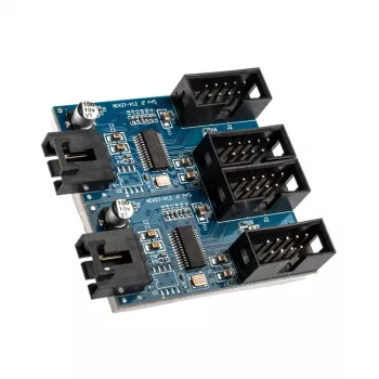USB 2.0 Hubs Akasa AK-CBUB64-30BK 1-uz-4 Portu USB 2.0