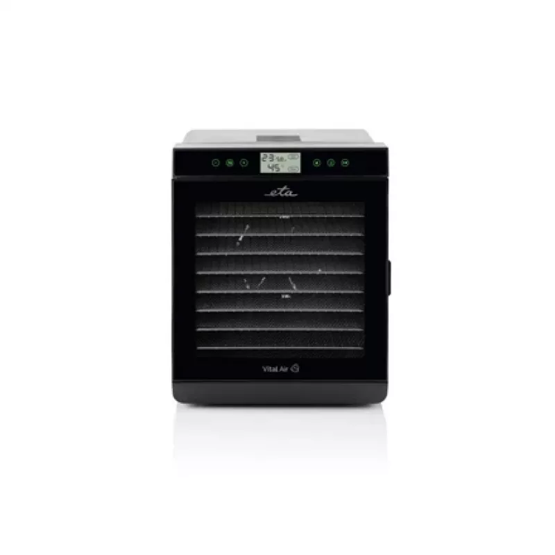 ETA Vital Air II ETA230290000 augļu žāvētājs, 10 paplātes, 650 W, melns