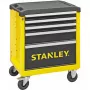 Instrumentu ratiņi Stanley STST74305-1, 5 atvilktnes, dzelteni/melni, 3 plakanas + 2 augstas atvilktnes
