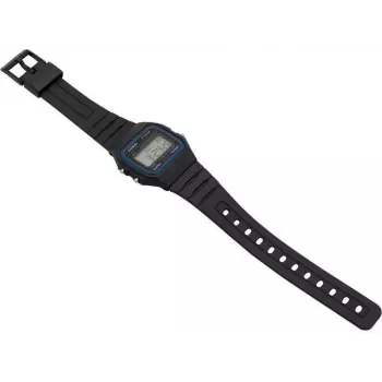 Digitālais pulkstenis CASIO F-91W-1YER — retro stils, ūdensizturīgs, digitālais displejs