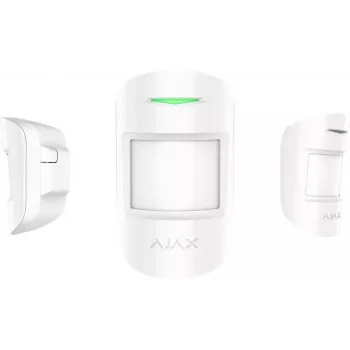 Ajax MotionProtect Outdoor PIR kustības detektors bezvadu griestiem/sienai balts