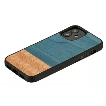 Telefona maciņš man and wood iPhone 12 mini — denim melns