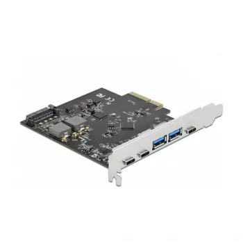 PCI Express x4 karte DeLOCK 89074 ar 5 USB 3.2 Gen 2 portiem