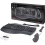 Perixx PERIDUO-512 DE B vadu tastatūras un peles komplekts, ergonomisks QWERTZ, melns (12321)