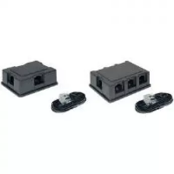 Telefona sadalītājs RJ-45 F 6x RJ-45 F Melns ShiverPeaks BS71400-6SET