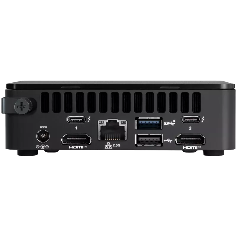 ASUS Intel NUC 13 Pro Kit - NUC13ANKi3 - Barebone - Plānais korpuss - 1 x Core i3 i3-1315U - RAM 0 GB - UHD Graphics - GigE, 2.5 GigE, 802.11ax (Wi-Fi 6E), Bluetooth