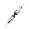 Ducky Coiled Cable White Edition DACOC2-WHT1, atdalāms, balts, spirālveida dizains