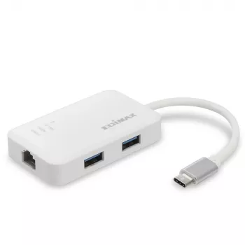 Edimax EU-4308 USB-C centrmezgls, 3x USB 3.0 + Gigabit Ethernet