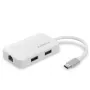 Edimax EU-4308 klēpjdatora dokstacija/portu replicētājs USB 3.2 Gen 1 (3.1 Gen 1) Type-C Balts