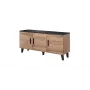 Cama sideboard LOTTA 150 3D wotan oak + mat Melns