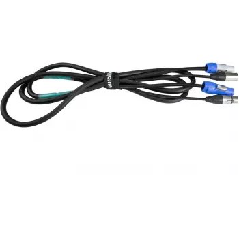 DMX kombinētais kabelis EUROLITE 3 m ar P-Con un 3-pin XLR savienotājiem (30227782)