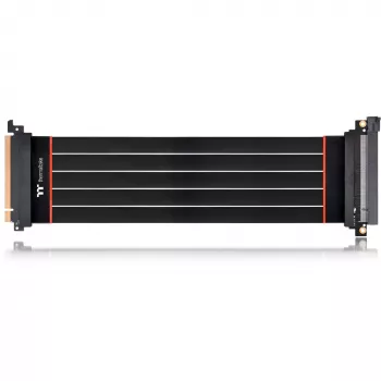 Iekšējais strāvas kabelis THERMALTAKE AC-058-CO1OTN-C1, PCI-E x16 (Gen4) vīrietis uz sievieti, 0.3 m, melns
