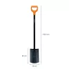 Fiskars Solid taisnā lāpsta, metāla (1066717)