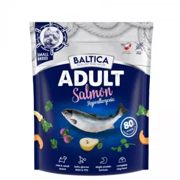 BALTICA Excellent Hypoalerģēniska suņu barība pieaugušiem mazām šķirnēm ar lasi - sausā barība - 1kg