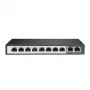 Slēdzis Extralink PERSES 8x Gigabit PoE/PoE+ 2x RJ45 Uplink 96W