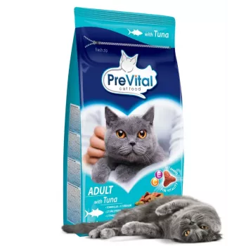 PREVITAL Adult Tuna - sausa kaķu barība - 1,4 kg