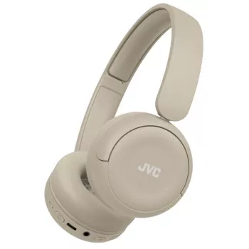 JVC HA-S59W Bezvadu austiņas, Bluetooth 5.4, 50h akumulators, bēšs